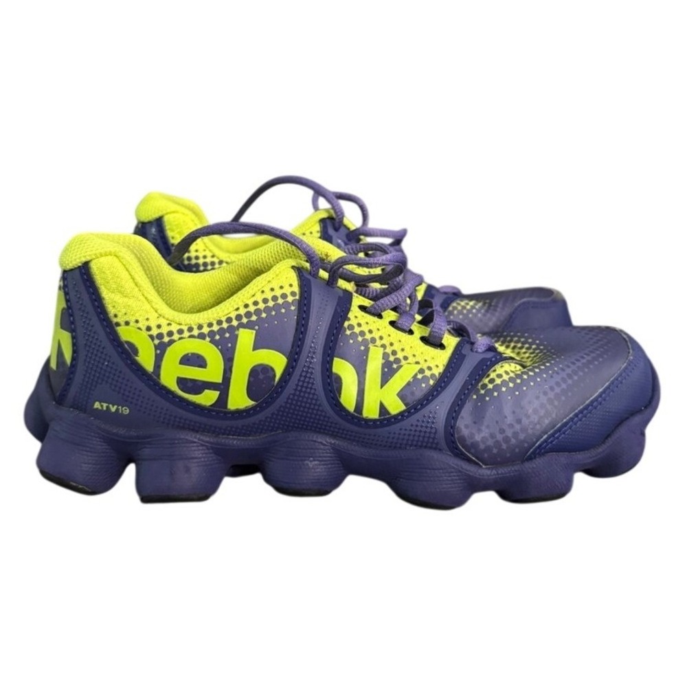 Reebok ATV19 All Terrain Running Shoes Purple Neon Green Mens V53835 Trail 7.5